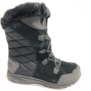 Columbia Women’s Ice Maiden II, Black Winter Boots, Size 8.5 M